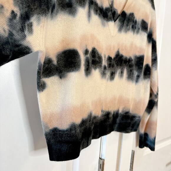 CRUSH Cashmere Tie Dye Malibu Jumper in Black Nectar | 2 - Picture 9 of 12